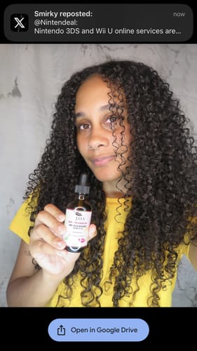 Customer photo review of Chébé-Cado Curl Poppin Kit