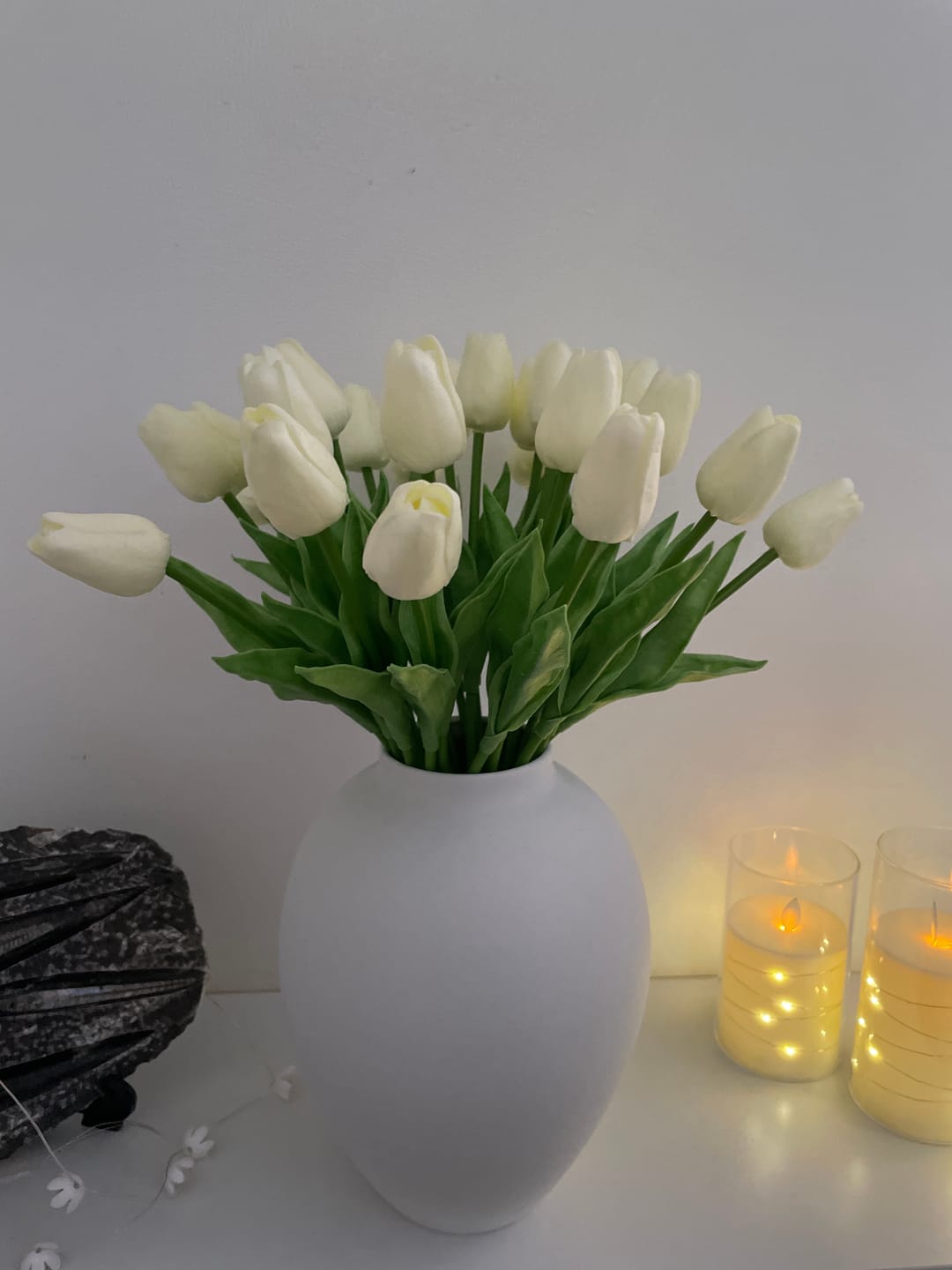 Kundenbewertung mit Foto zur Vase „Ella“ – Mattweiß