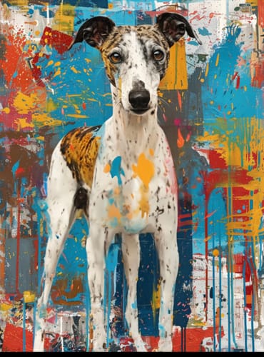 undefined review of Custom Pet Portrait - Basquiat Style image 1 out of 1