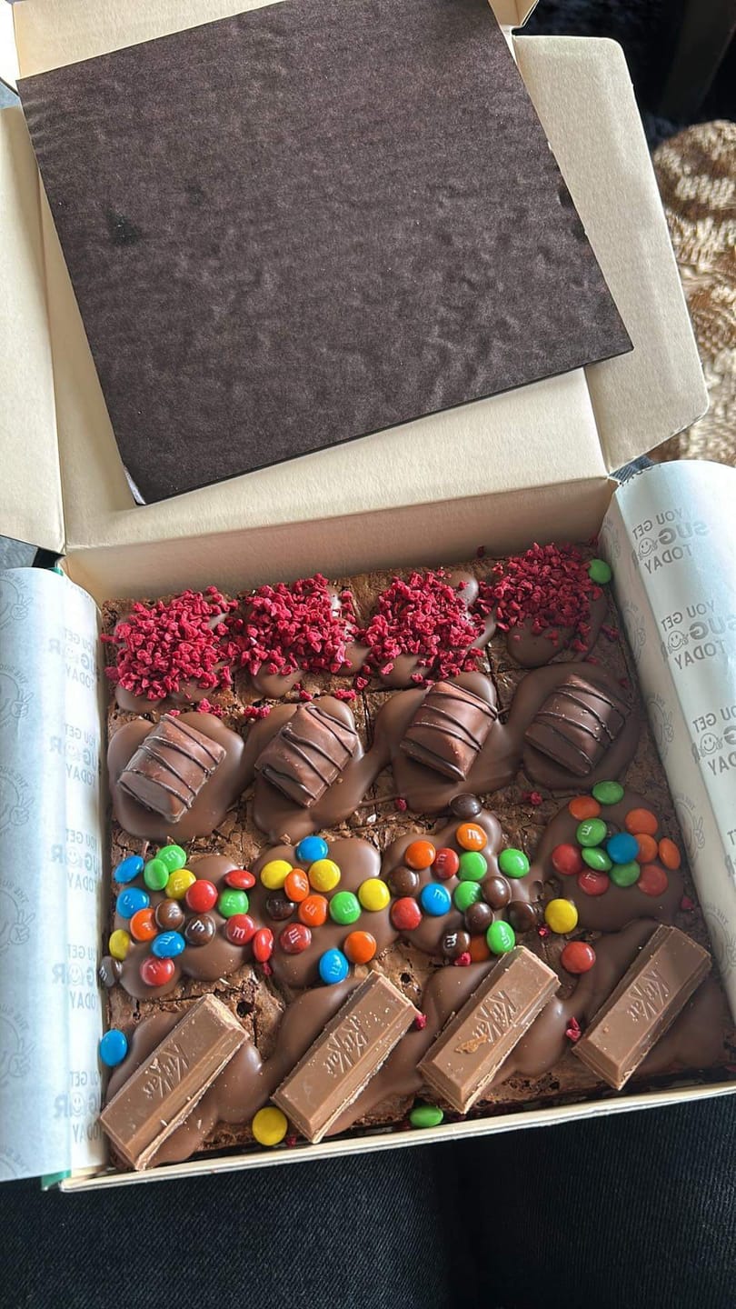 Customer photo review of Favourites brownie