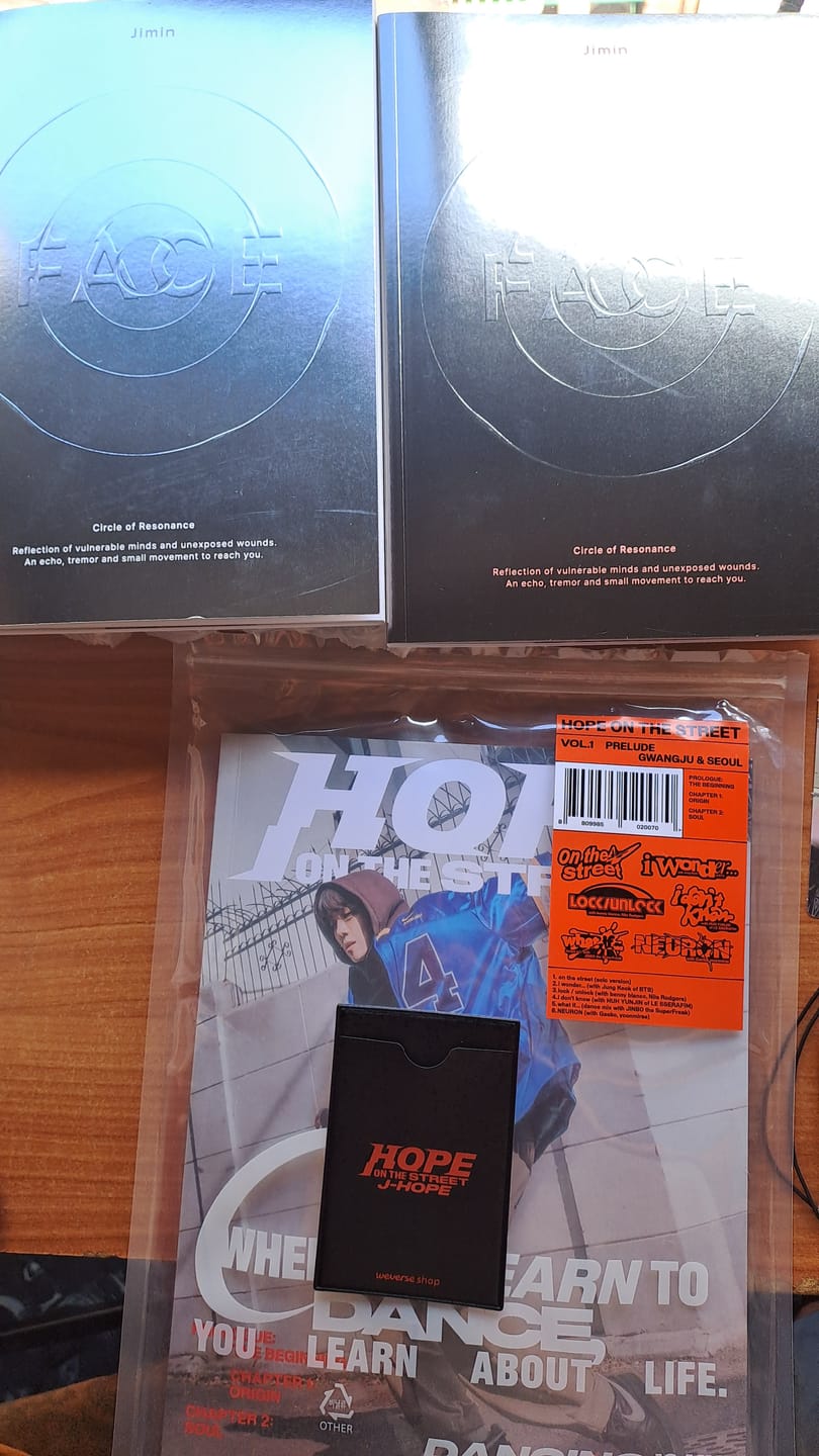 Customer photo review of BTS JIMIN - FACE 1ST SOLO ALBUM