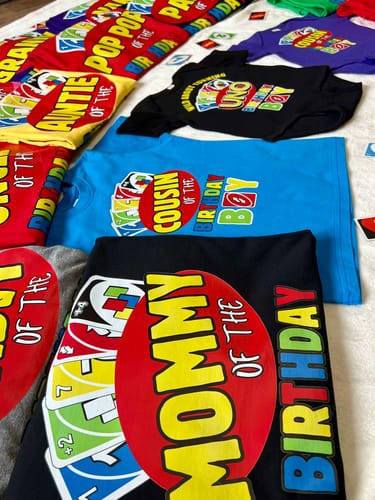 Customer photo review of Custom DTF Gang Sheet 22 x 240