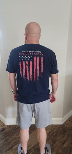 Customer photo review of American by Birth Patriot by Choice