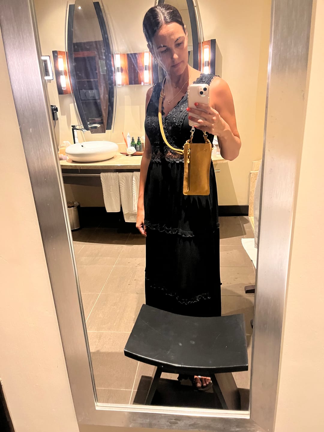 Customer photo review of Fudge Leather Purse & Strap