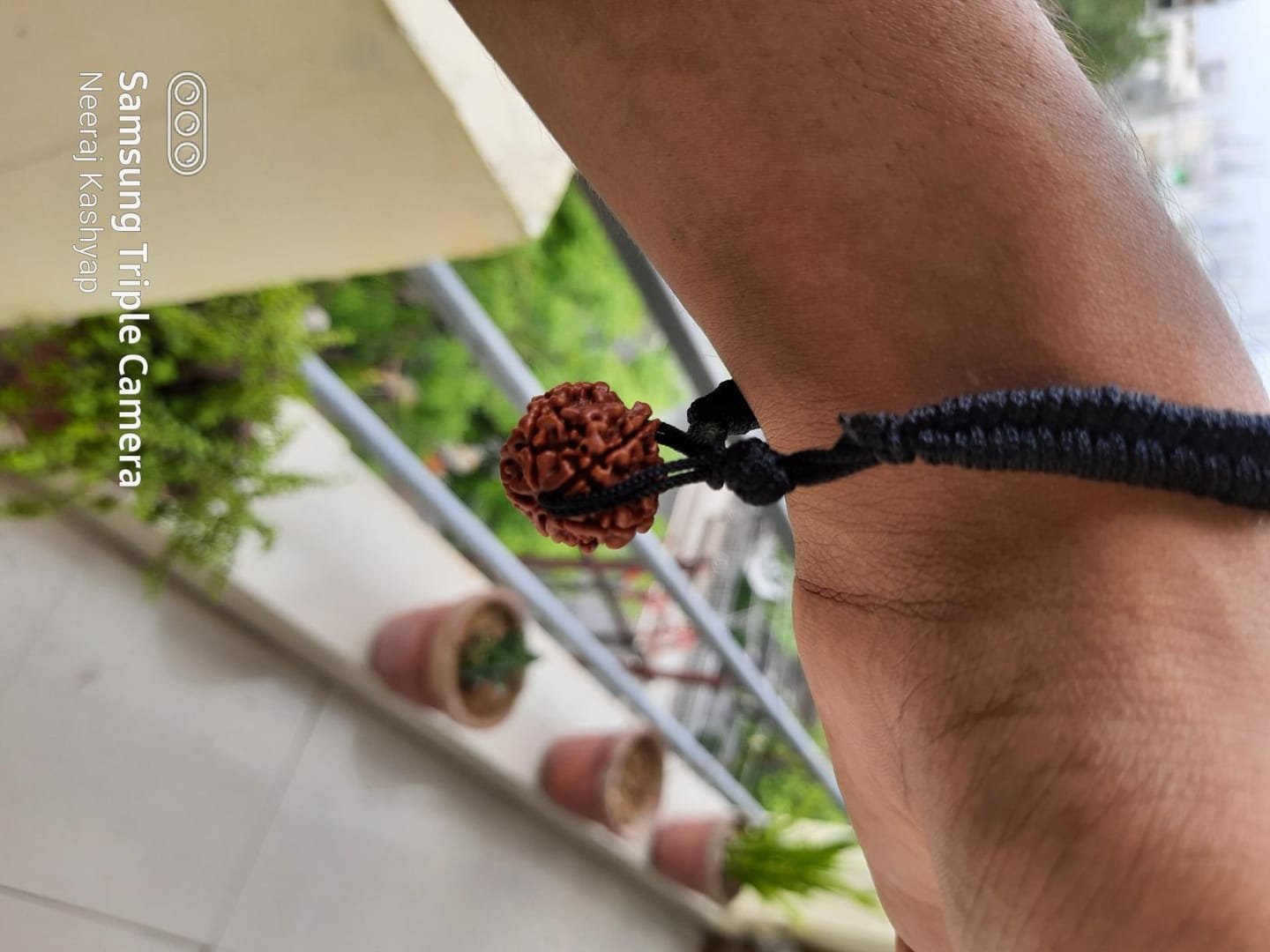 Customer photo review of 5 MUKHI CERTIFIED RUDRAKSHA NEPAL