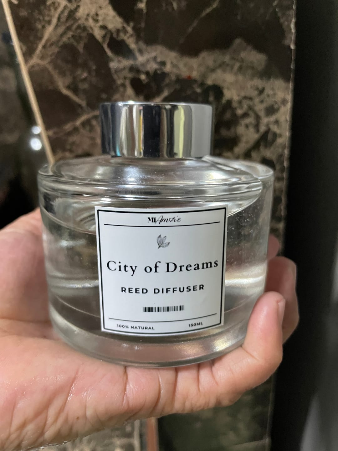 Customer photo review of Mi Amore PREMIUM REED DIFFUSER 150ML