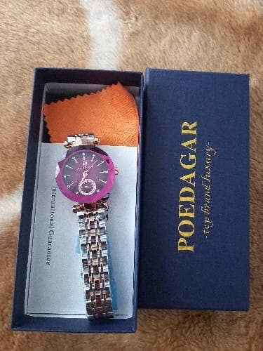 Customer photo review of ELEGANCE® Luxury Woman Wristwatch Elegant Waterproof Stainless Steel Watch for Ladies Dress Diamond Quartz Women's Watches Reloj POEDAGAR