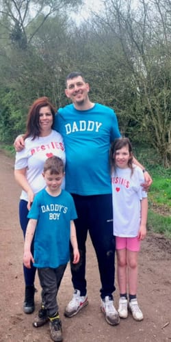 Customer photo review of Besties Love Hearts Mum & Kid Matching T-Shirts