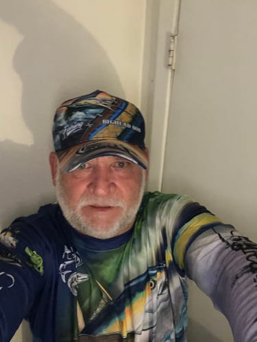 Customer photo review of Maxcorners Fishing Customize Name And Team Name 3D Shirts