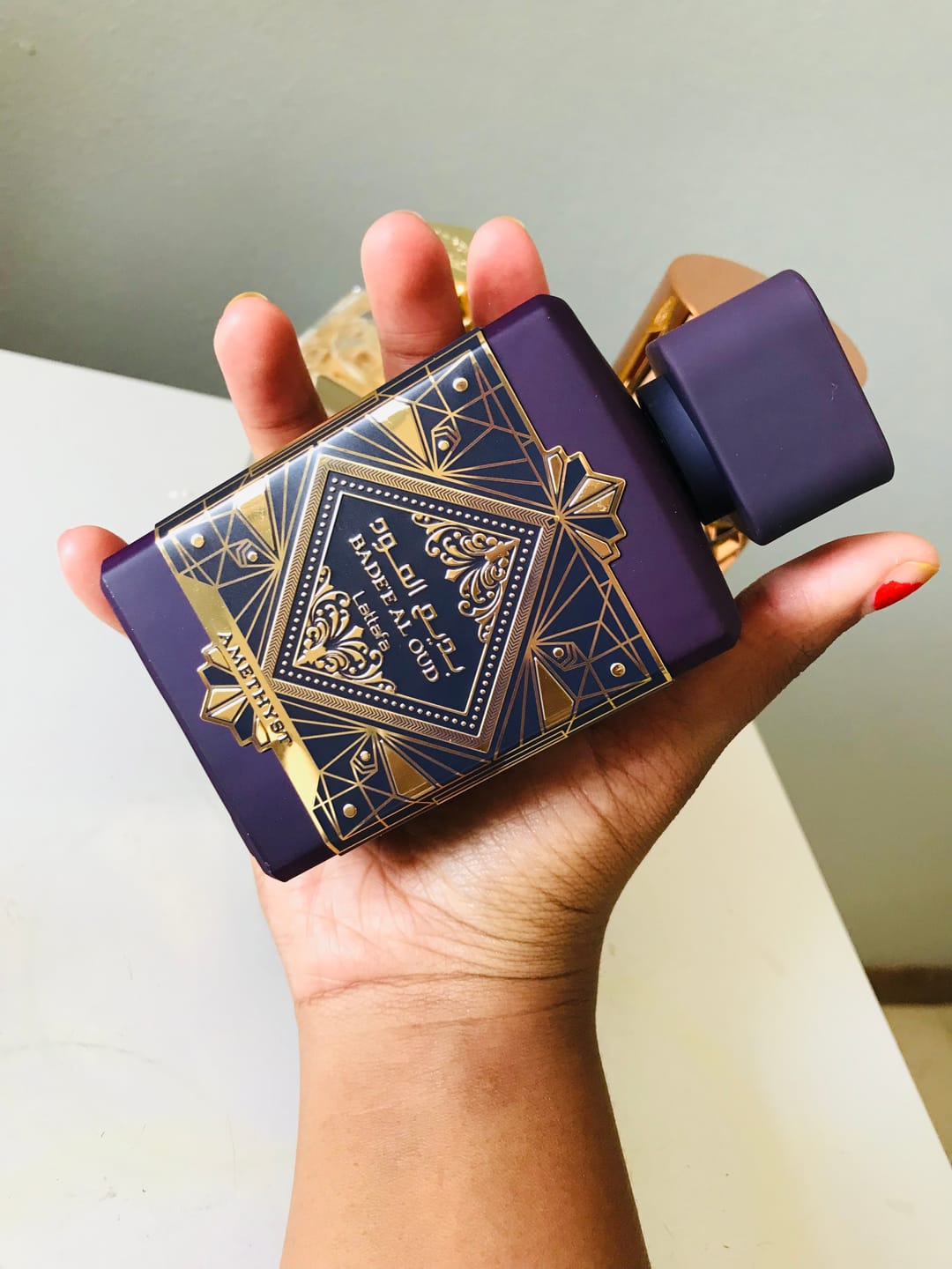 Customer photo review of Bade'e Al Oud Amethyst Lattafa Perfumes
