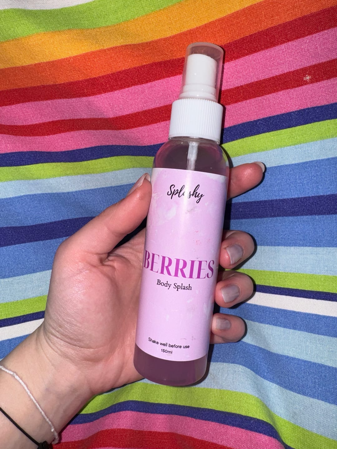 Customer photo review of Splashy™ Body Splash