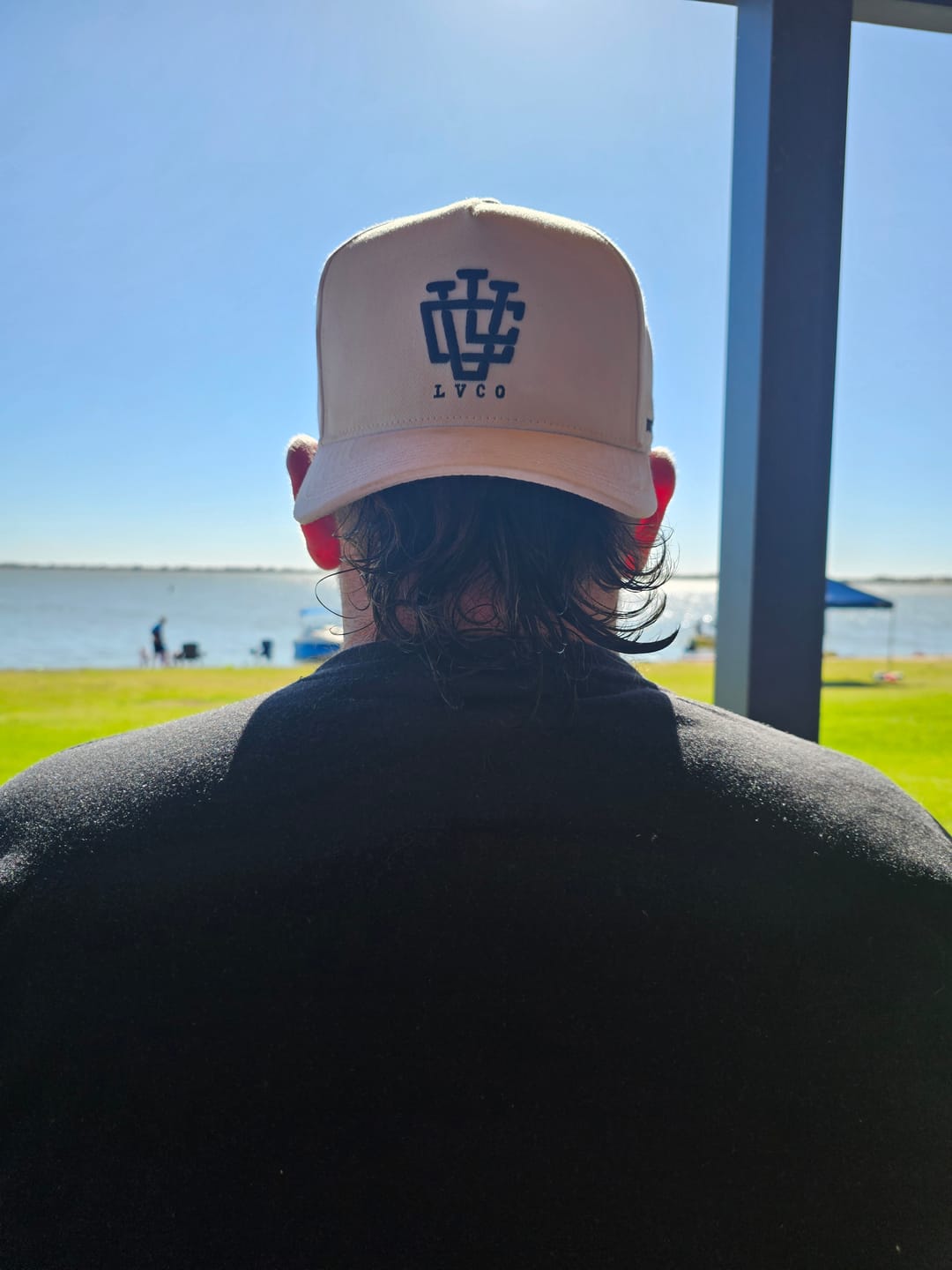 Customer photo review of LVCO "White" A-Frame Snapback