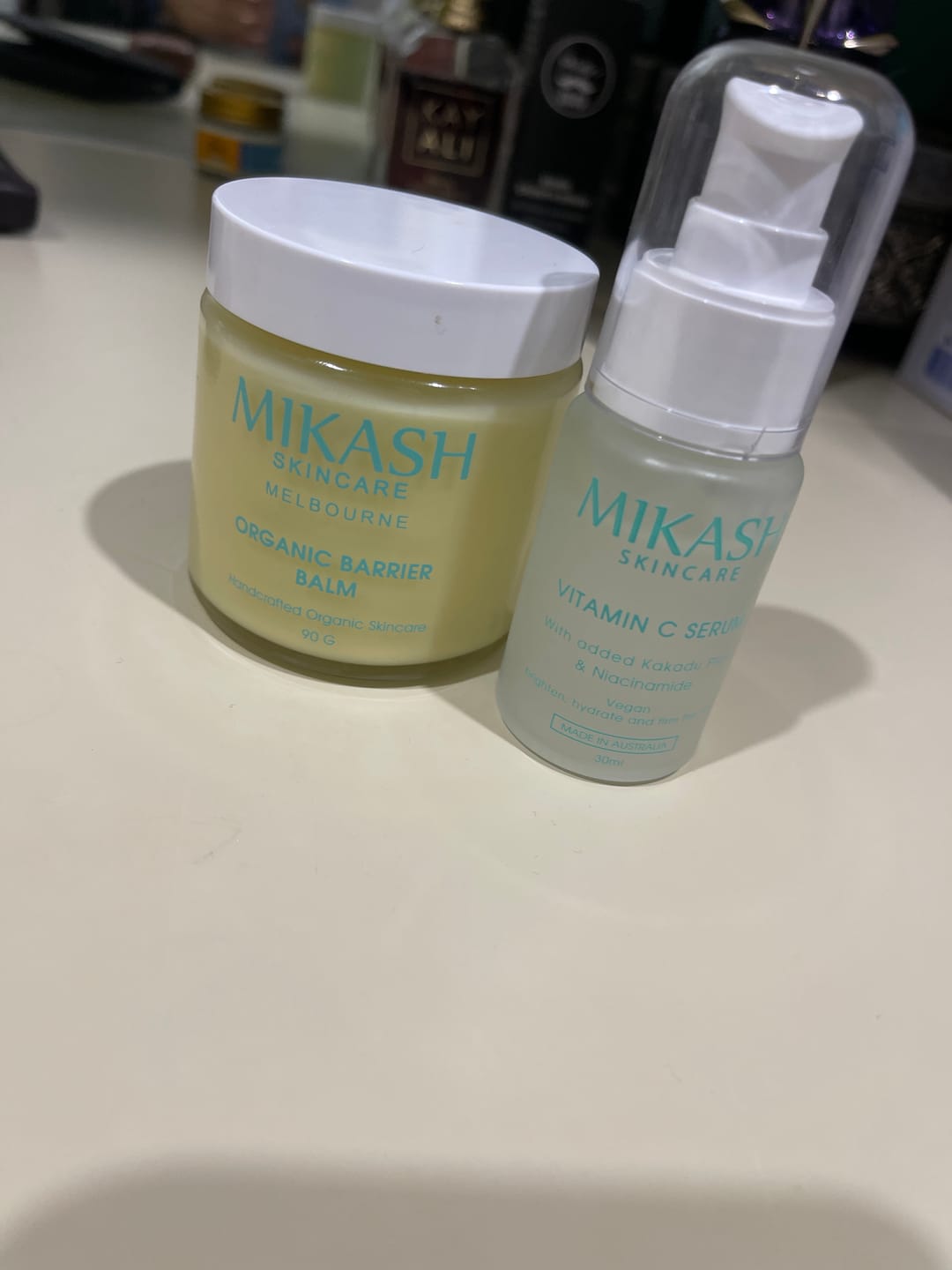 Customer photo review of Vitamin C serum