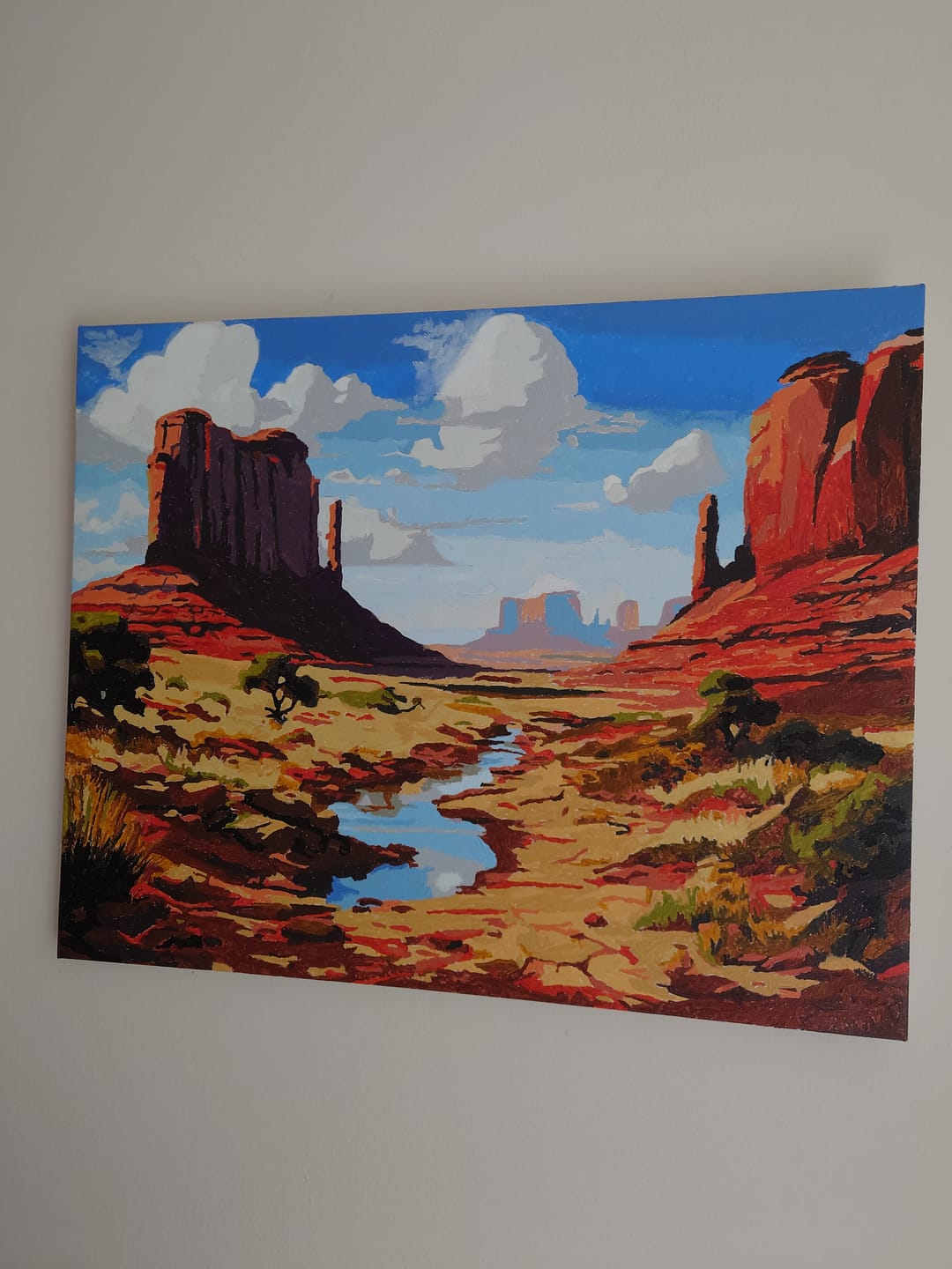 Customer photo review of Monument Valley - Paint by Numbers