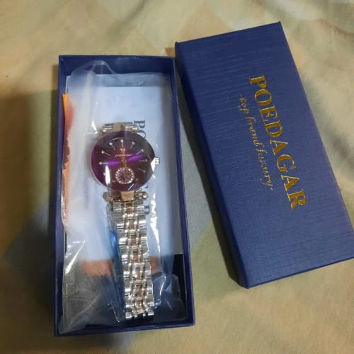 Customer photo review of ELEGANCE® Luxury Woman Wristwatch Elegant Waterproof Stainless Steel Watch for Ladies Dress Diamond Quartz Women's Watches Reloj POEDAGAR