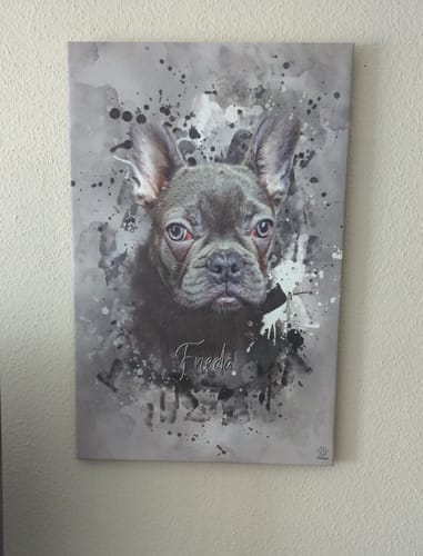 Customer photo review of Aquarell Pawtrait