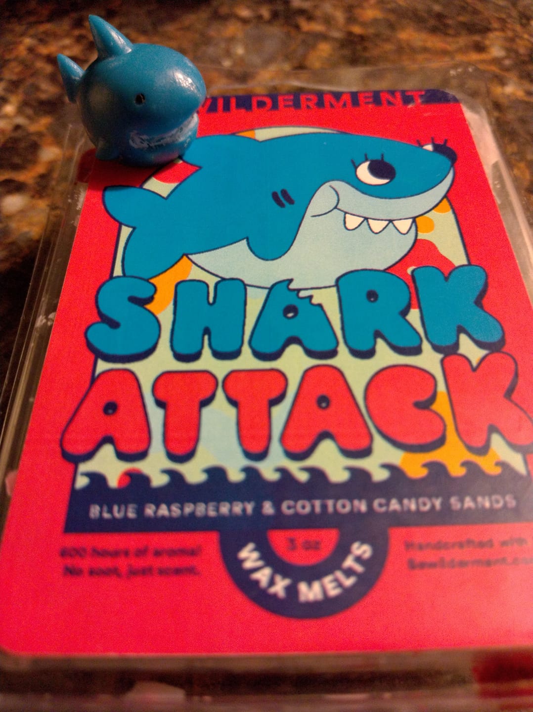 Customer photo review of Shark Attack Wax Melts