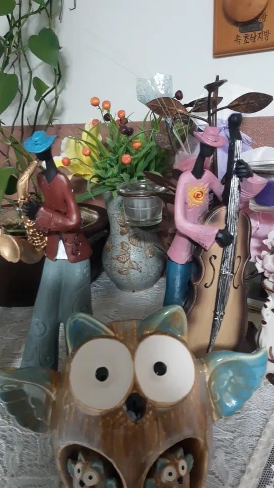 Customer photo review of Statuette Africaine