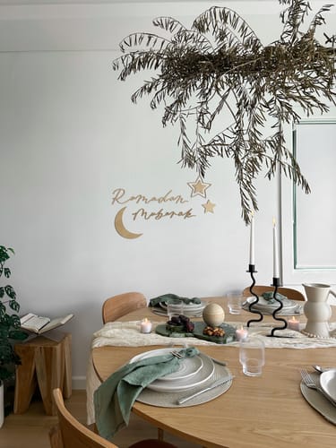 Customer photo review of The Ultimate Ramadan + Eid Decor Set