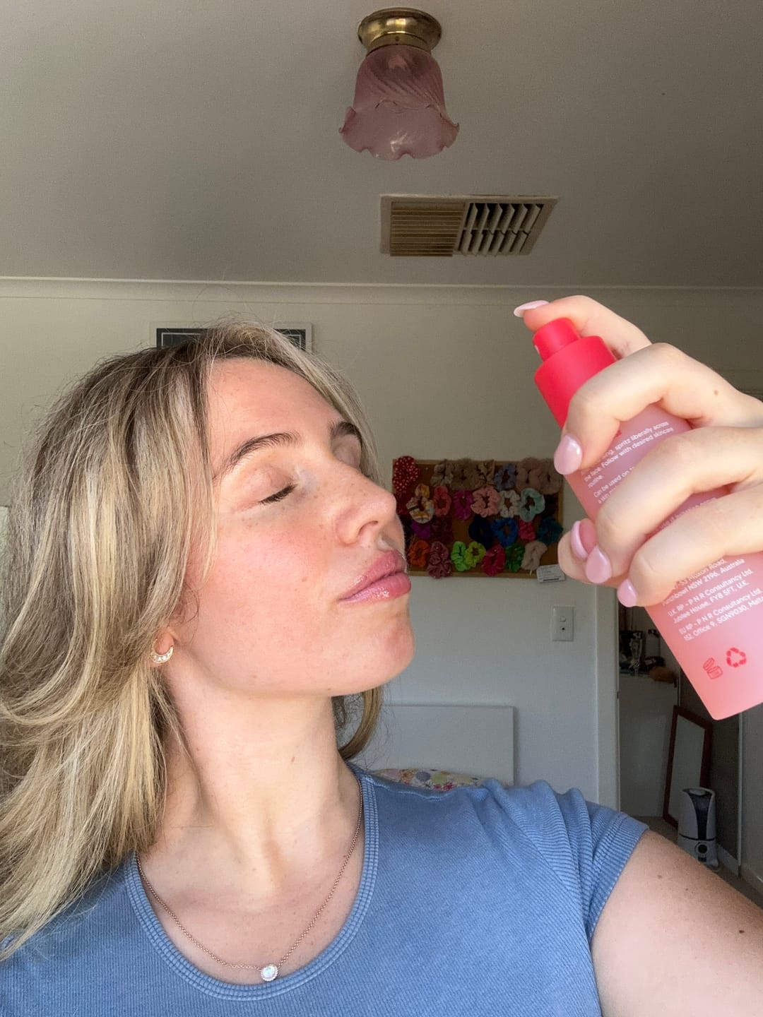 Customer photo review of Facial Spritz