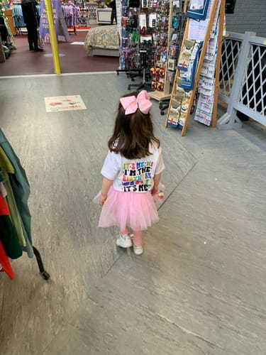 Customer photo review of I'm The Birthday Girl "Hi" T-Shirt & Tutu Set