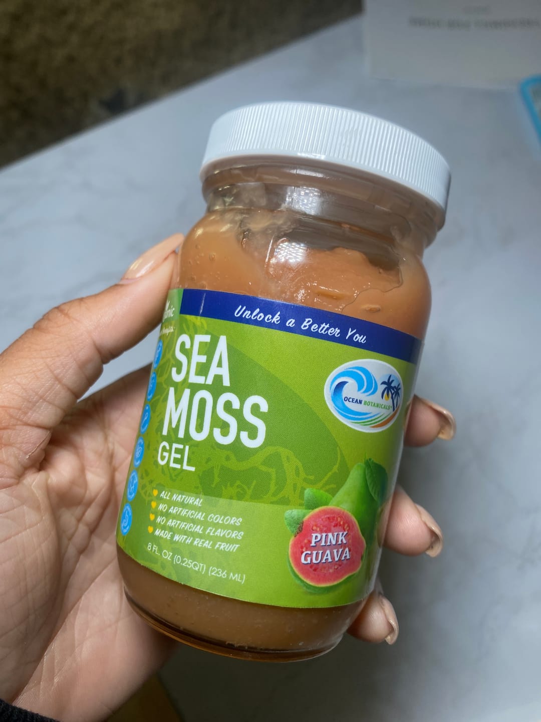 Customer photo review of Pink Guava Moss Gel