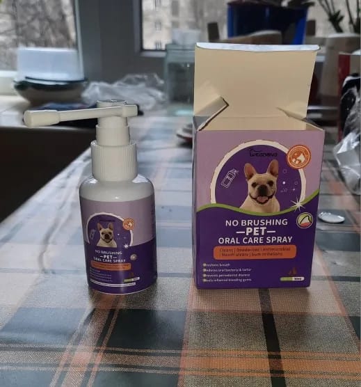 Customer photo review of Sprej za Čišćenje Zuba kod Ljubimaca
