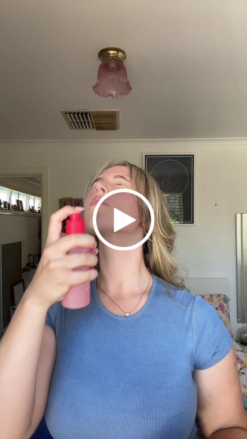 Customer video review of Facial Spritz
