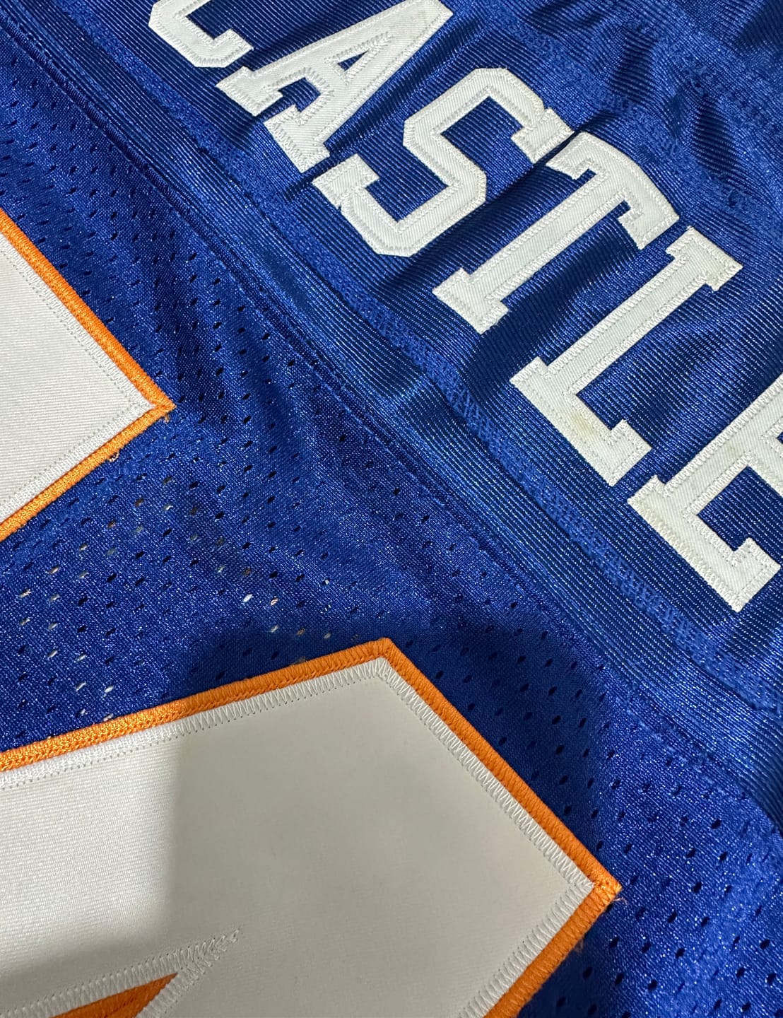 Customer photo review of Thad Castle Blue Mountain State Football Jersey
