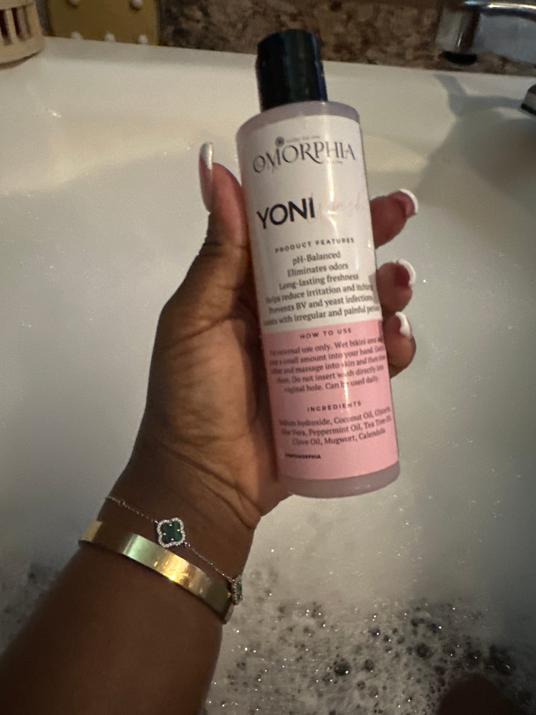Customer photo review of Yoni Wash + Yoni Oil