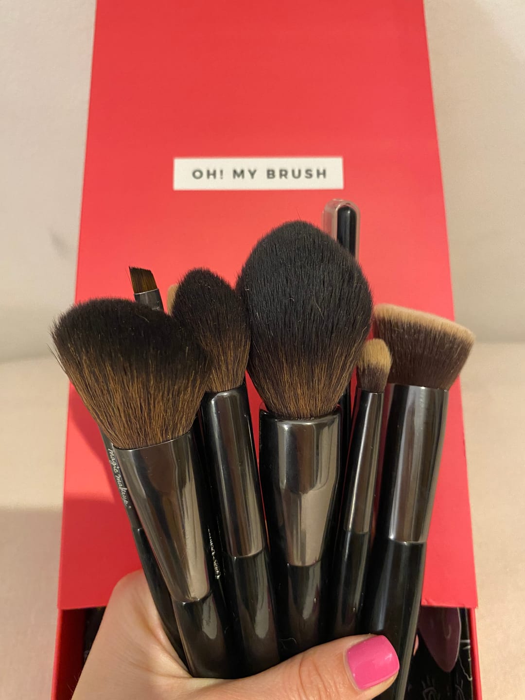 Customer photo review of Set de brochas OH! MY BRUSH (completo)