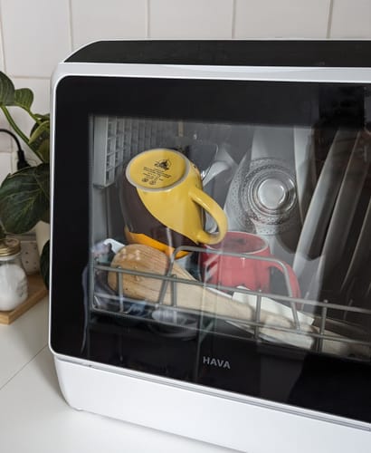 Customer photo review of HAVA R01 Compact Countertop Dishwasher