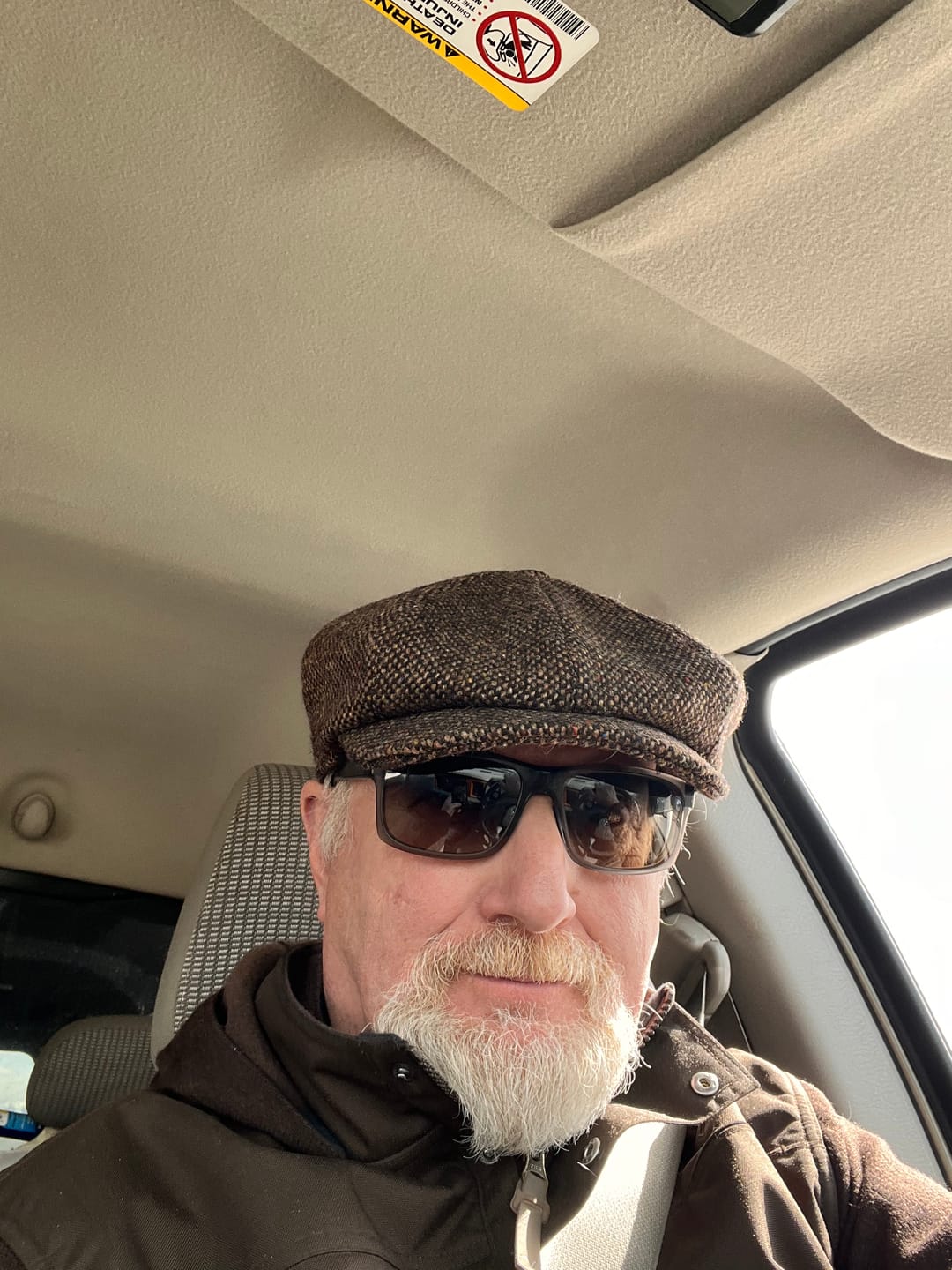 Customer photo review of Peaky Blinders Irish Tweed Newsboy Cap
