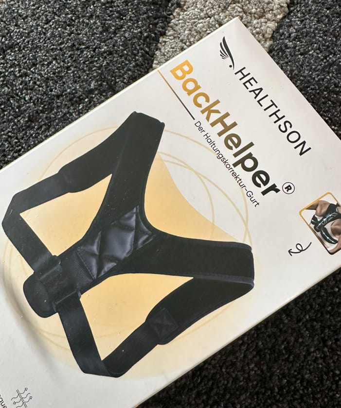 Customer photo review of BackHelper® - Perfekte Haltung für maximales Wohlbefinden