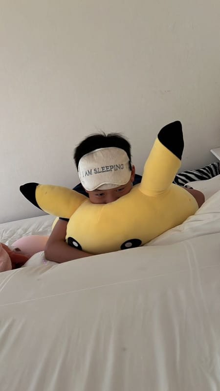 Customer photo review of I Am Sleeping Eye Mask