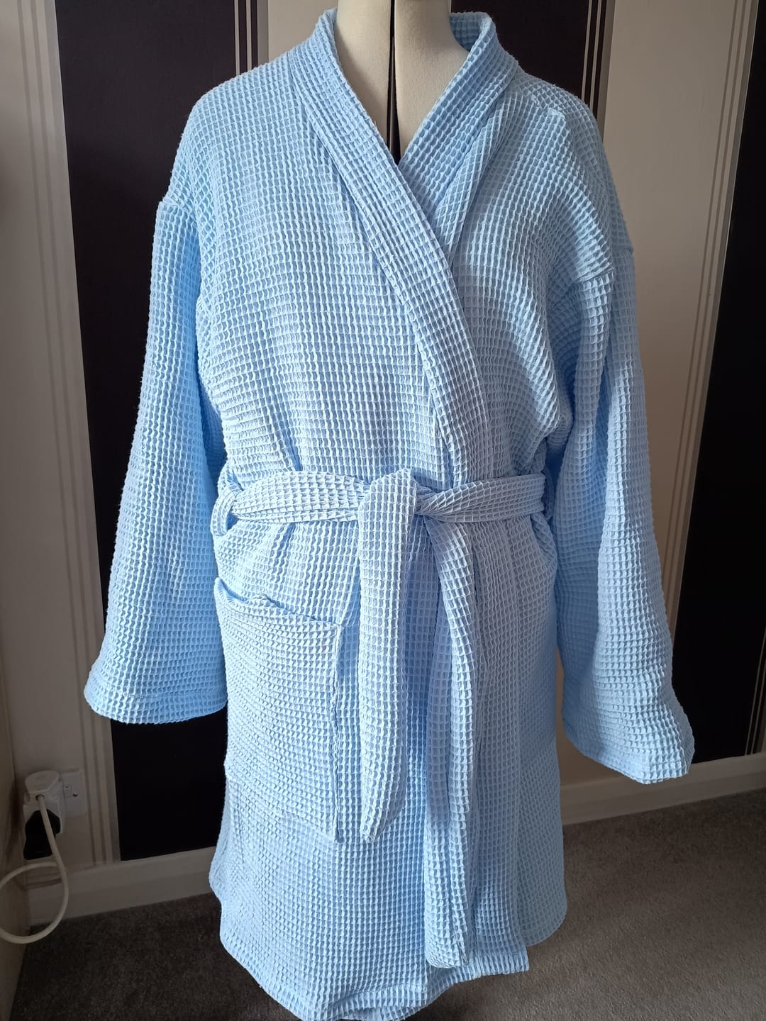 Customer photo review of 100% Cotton Waffle Fabric