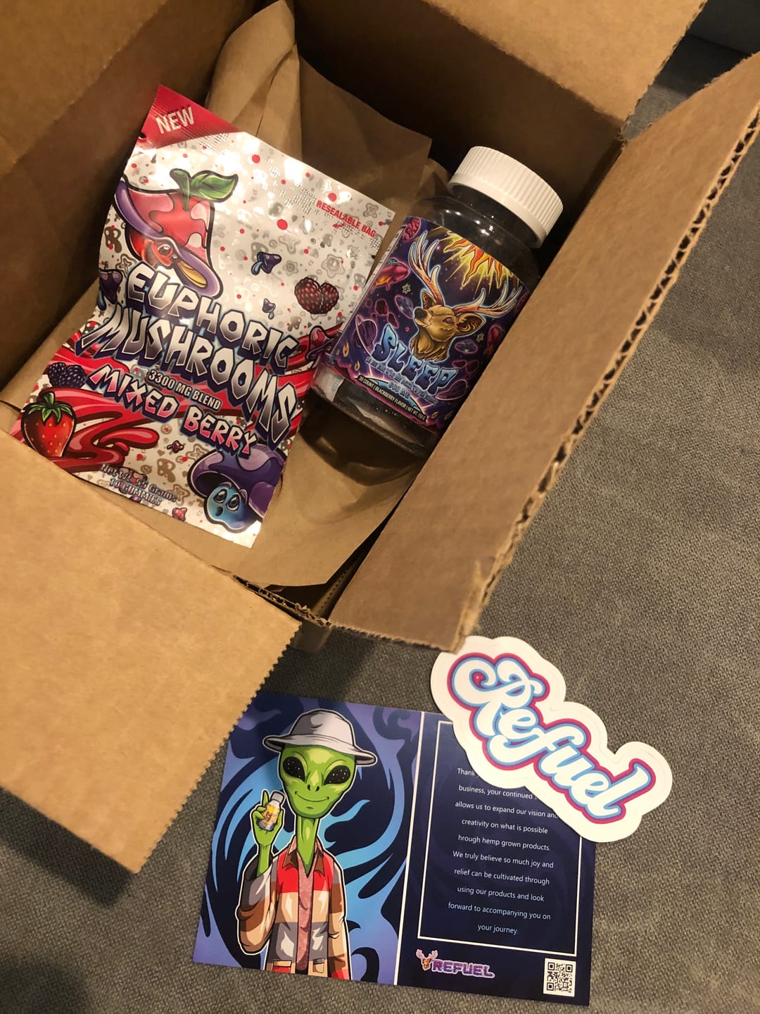 Customer photo review of Euphoric Mushrooms