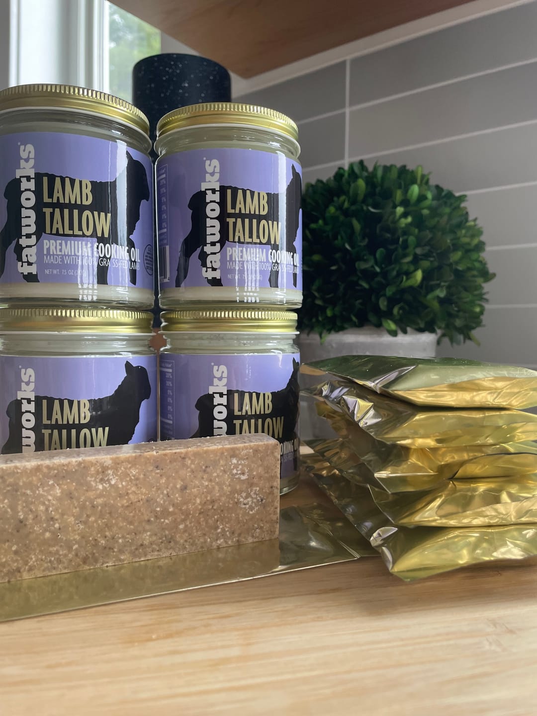 Customer photo review of Grass Fed Lamb Tallow (7.5 oz)