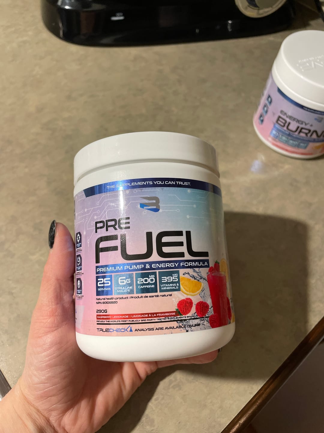 Customer photo review of Believe - Pre Fuel 290g