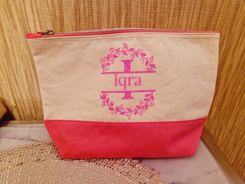 Customer photo review of 10" Glitter Heat Transfer Vinyl