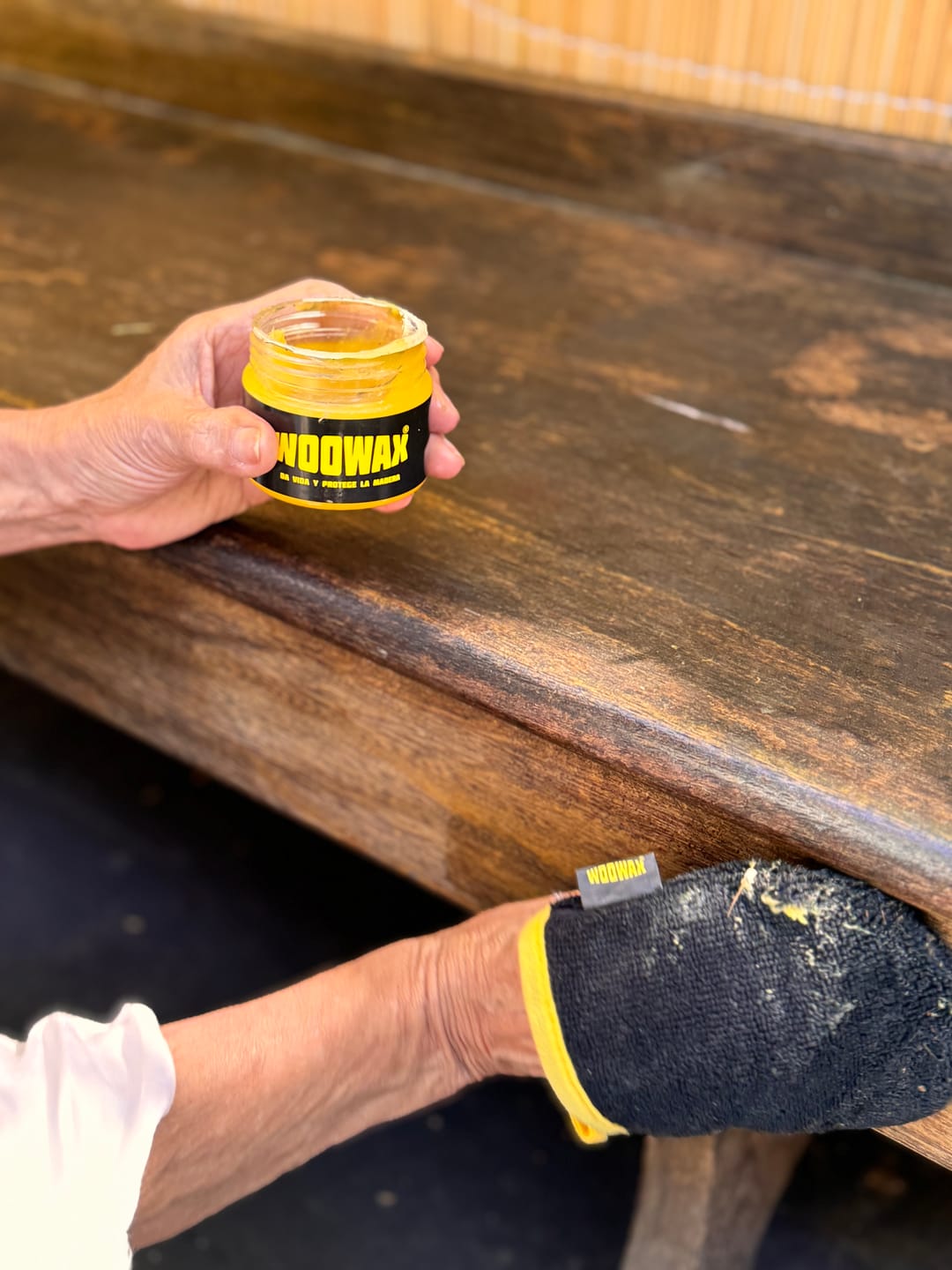 Customer photo review of Lustrador de Muebles y Madera de Cera de Abejas WooWax