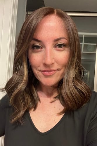 Customer photo review of Beka 118 - brown with honey highlights Wig