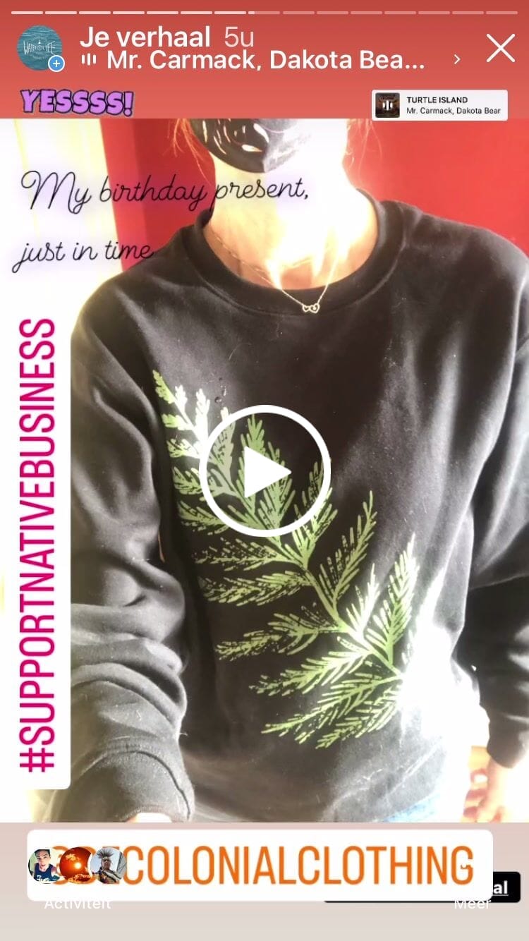 Customer video review of Cedar Crewneck