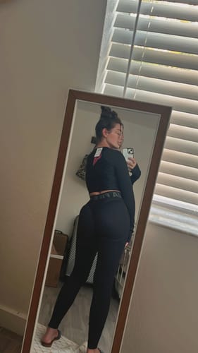 Customer photo review of Leggings Extra Sex Black Skin