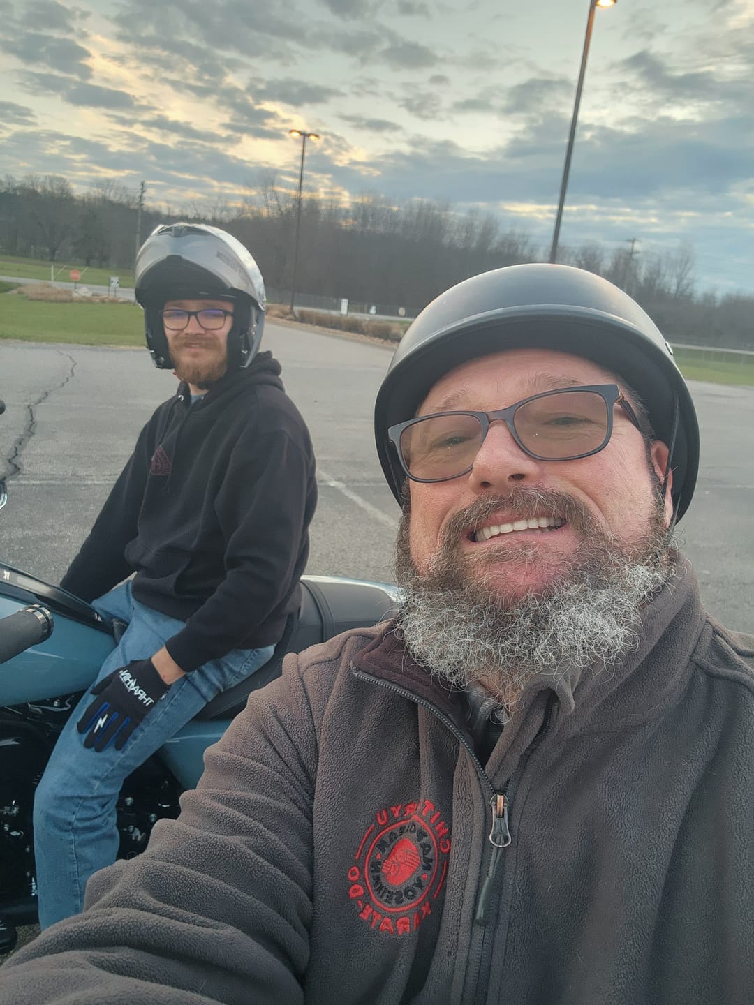 Customer photo review of World's Smallest & Lightest DOT Open Beanie Helmet - Matte Black