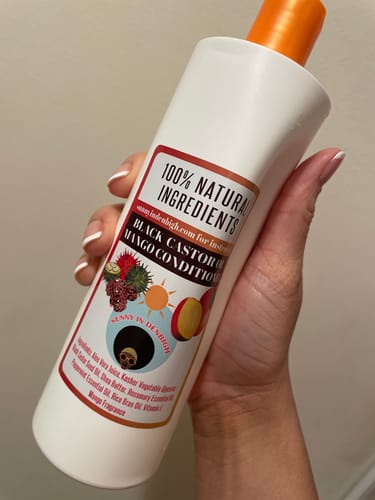Customer photo review of Black Castor Conditioner (Mango)