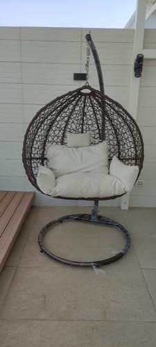 Customer photo review of Swing Chair - كرسي أرجوحة مع ترابيزة - SHP160
