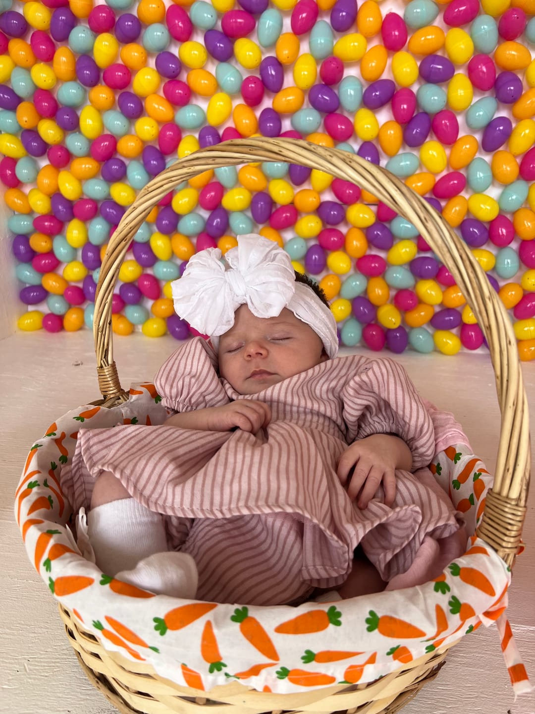Customer photo review of Pretty in Pink Headband 3 pack set