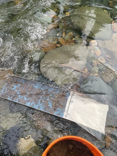 Customer photo review of 8X35 Sluice Box with Mini/Vortex Dream Mat Kit - Big Foot Series