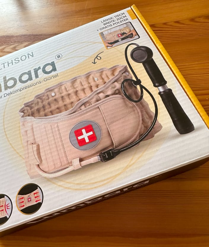 Customer photo review of Lumbara® - Wohltuende Entlastung für Deinen Rücken